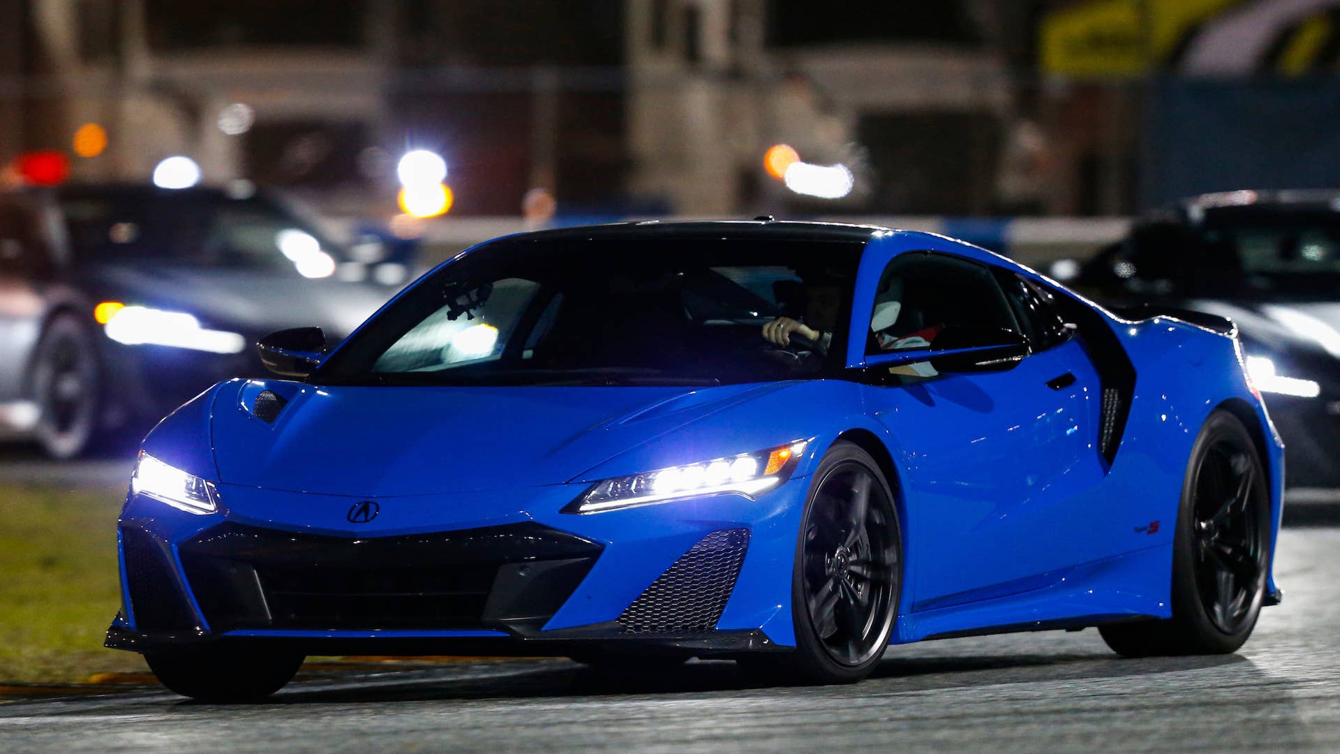 2022 Acura NSX Type S Track Drive | One lap of Daytona - Autoblog
